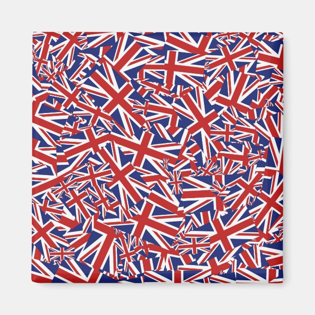 Union Jack Collage Magnet (Vorne)