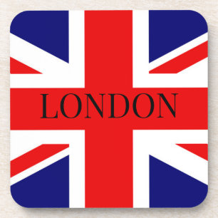Union Jack die britische Flagge London Getränkeuntersetzer