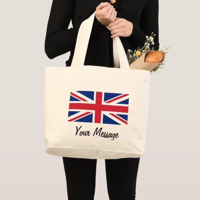 Union Jack Drapeau Canvas Artisanat & Sac Shopping (Devant (produit))