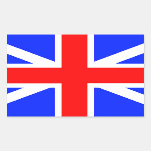 Union Jack England farbige Aufkleber