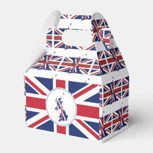 UNION JACK FLAG British Map Patriotisch Geschenkschachtel