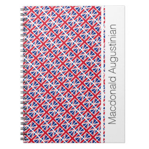 UNION JACK Flag Custom Patriotic Notizblock