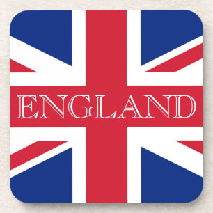 Union Jack Flag England Küste Getränkeuntersetzer