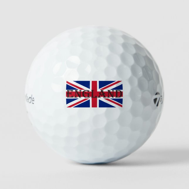 Union Jack Flag England tmtp5 gbcnt Golfball (Vorderseite)