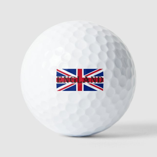 Union Jack Flag England va gbcnt Golfball (Vorderseite)
