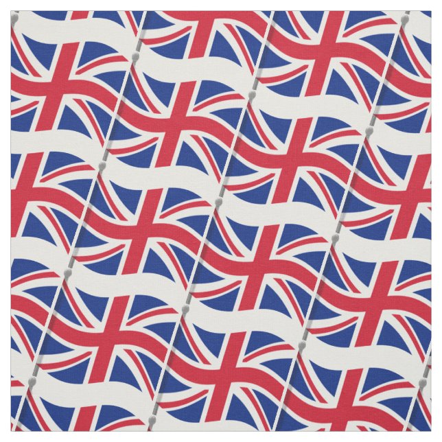 Union Jack Flag Fabric Stoff (Muster)