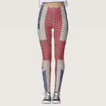 Union Jack Flag Fishnet Patterns Leggings<br><div class="desc">Flagge der Union Fischerei Muster mit Hintergrund-Leggings mit Auswirkungen auf die Haut</div>