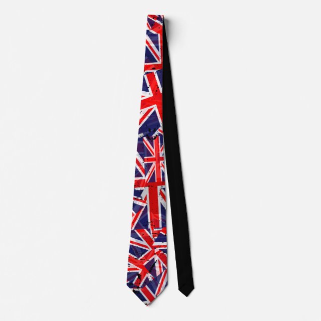 Union Jack Flag | Flagge des Vereinigten Königreic Krawatte (Vorderseite)