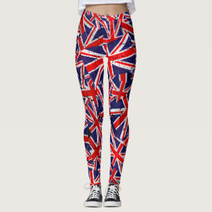 Union Jack Flag Flagge des Vereinigten Königreic Leggings