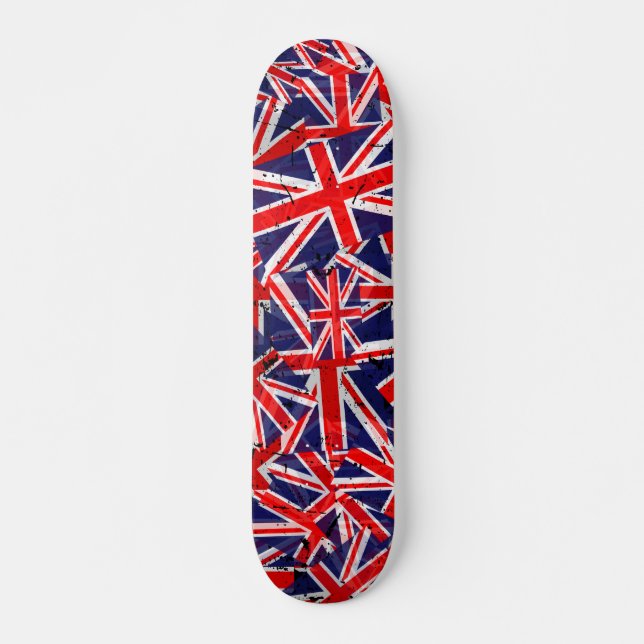 Union Jack Flag | Flagge des Vereinigten Königreic Skateboard (Vorne)