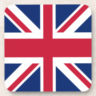 Union Jack Flag Getränkeuntersetzer
