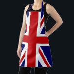 Union Jack Flag Großbritannien Schürze<br><div class="desc">Ein patriotisches rot,  weiß und blau UniJack British FLAG Design . Flagge des Vereinigten Königreichs Großbritannien</div>
