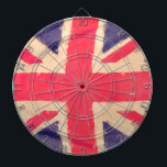 UNION JACK FLAG grunge Dartscheibe<br><div class="desc">Funny Graphic Design von EDDA Fröhlich | UNION JACK FLAG | für alle britischen Fans | Sie vermissen andere Produkte mit diesem Design ? Kontaktieren Sie mich: contact@eddart.de</div>
