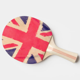 UNION JACK FLAG grunge Tischtennis Schläger