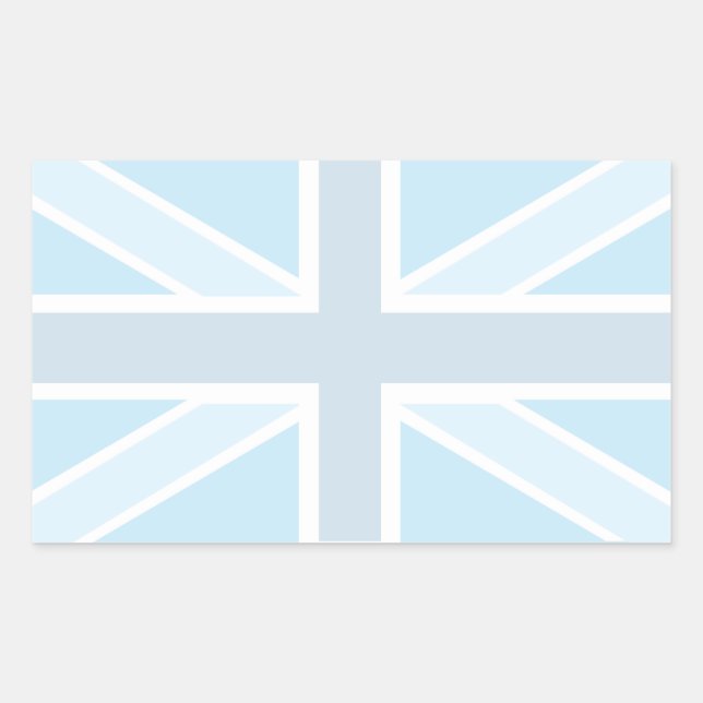 Union Jack Flag in Blue Stickers (Vorderseite)