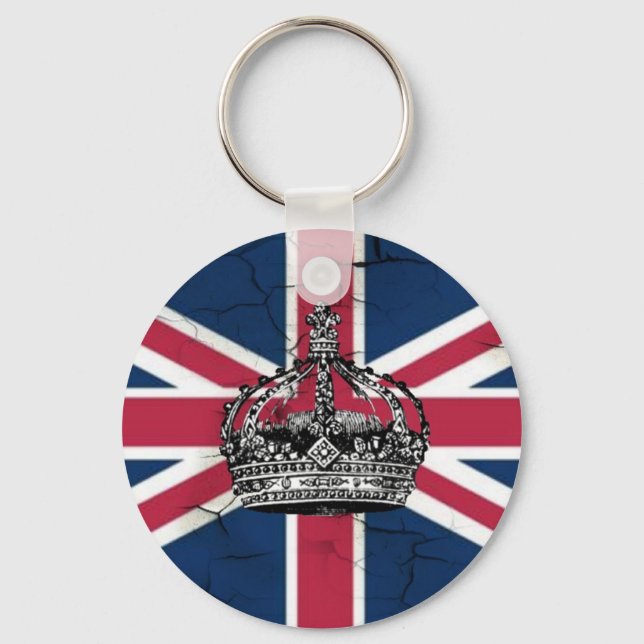 Union Jack Flag Königin von England Diamond Jubile Schlüsselanhänger (Vorderseite)