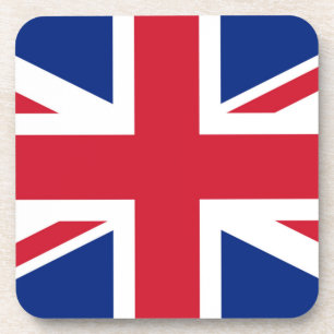 Union Jack Flag Küste Getränkeuntersetzer