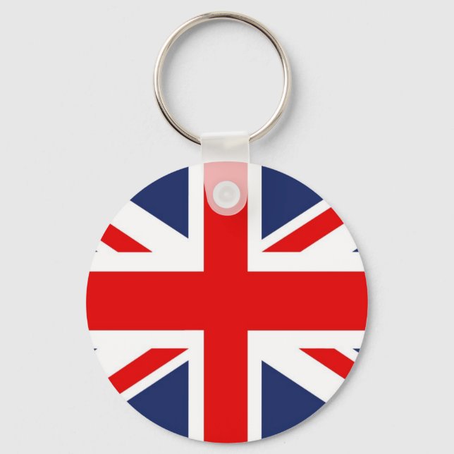 Union Jack Flag Vereinigtes Königreich Schlüsselanhänger (Vorderseite)