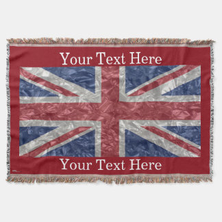Union Jack Flag - zerknittert Decke