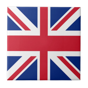 Union Jack - Flagge des Vereinigten Königreichs Fliese