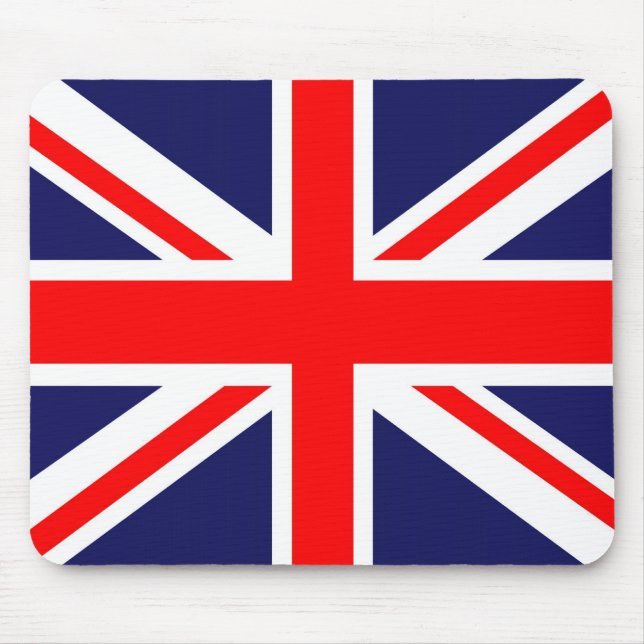 Union Jack Flagge Mousepad (Vorne)