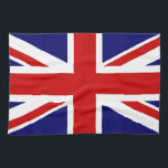 Union Jack Geschirrtuch<br><div class="desc">Einfache und saubere britische Flagge Union Jack.</div>