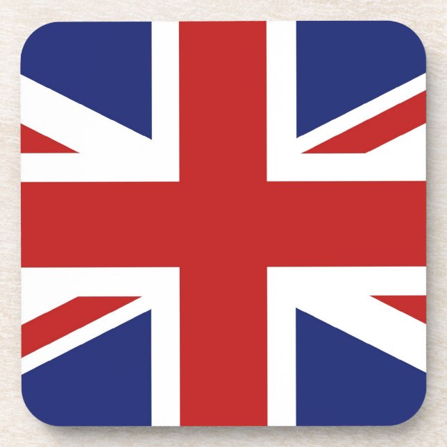Union Jack Getränkeuntersetzer (Vorderseite)