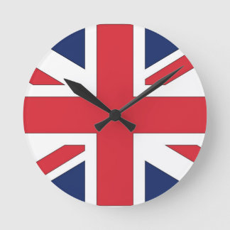 Union Jack, Gewerkschaft Flag von Großbritannien Runde Wanduhr