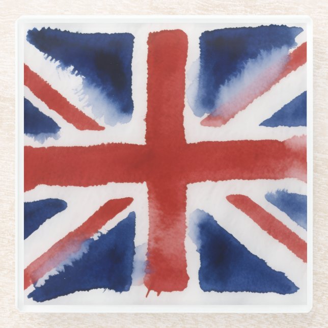 Union Jack Glasuntersetzer (Vorderseite)
