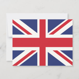 Union Jack Invitations de la Fête des mariées de t
