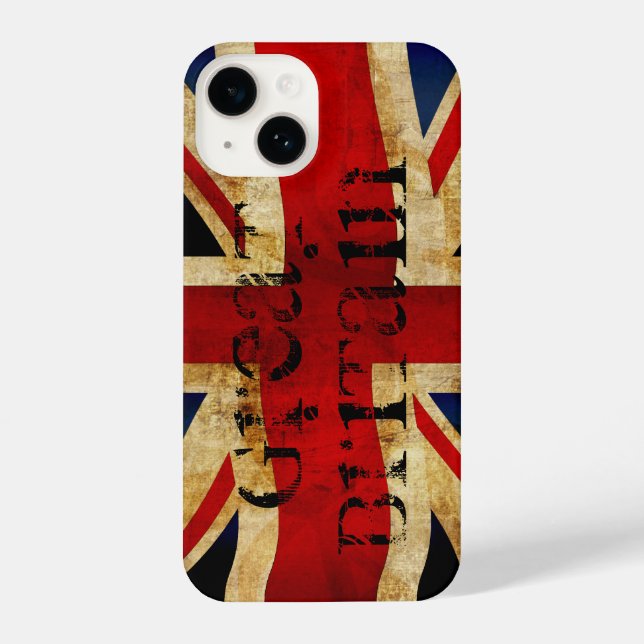 Union Jack iPhone 14 Hülle (Rückseite)