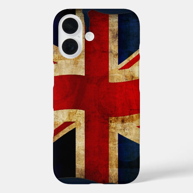 Union Jack iPhone 16 Hülle (Rückseite)