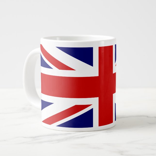 Union Jack Jumbo-Tasse (Vorderseite Links)