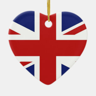 Union Jack Keramik Ornament