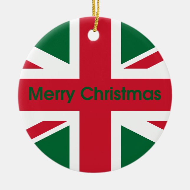 Union Jack Keramikornament (Vorne)