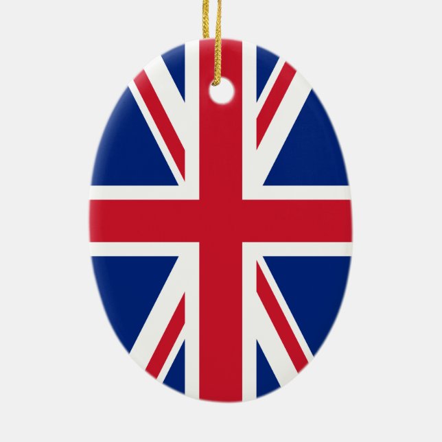 Union Jack Keramikornament (Hinten)
