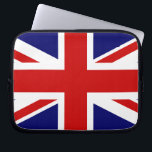 Union Jack Laptopschutzhülle<br><div class="desc">Einfache und saubere britische Flagge Union Jack.</div>