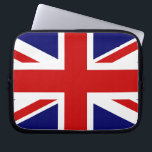 Union Jack Laptopschutzhülle<br><div class="desc">Einfache und saubere britische Flagge Union Jack.</div>