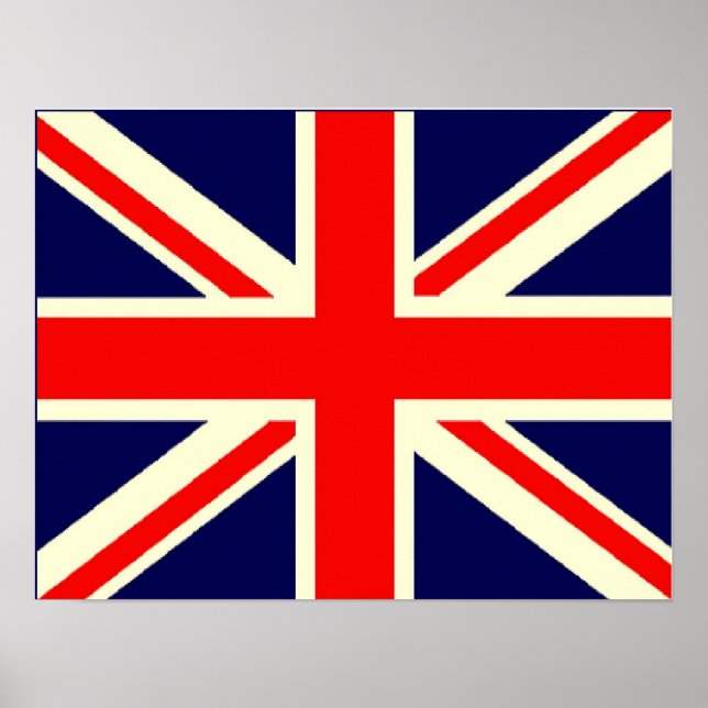 Union Jack Leinwand Poster (Vorne)