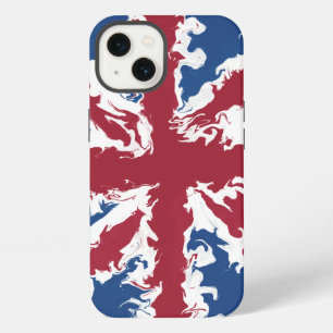 Union Jack Liquid Art iPhone Hülle