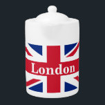 Union Jack London ~ Britische Flagge<br><div class="desc">Flagge des Vereinigten Königreichs Großbritannien und Nordirland mit Londoner Text. Verlassen,  Text anpassen oder leer machen.</div>
