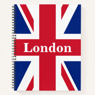 Union Jack London ~ Britische Flagge Notizbuch