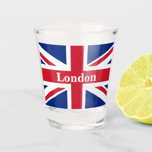 Union Jack London ~ Britische Flagge Schnapsglas