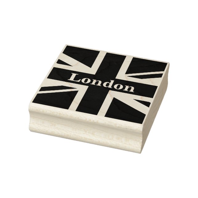 Union Jack London ~ British Flag Rubber Briefmarke Gummistempel (Stempel)