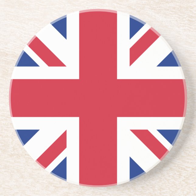 Union Jack National Flag Großbritannien Getränkeuntersetzer (Vorne)