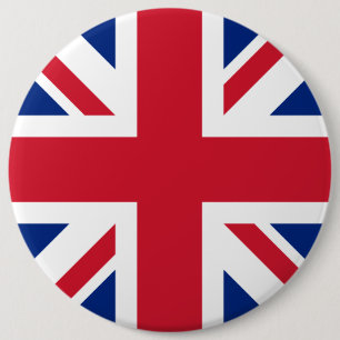 Union Jack Nationalflagge des Vereinigten Königrei Button