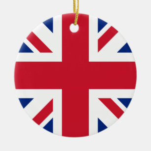 Union Jack Nationalflagge des Vereinigten Königrei Keramik Ornament