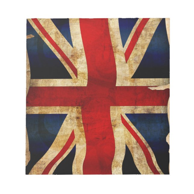 Union Jack Notepad Notizblock (Vorderseite)