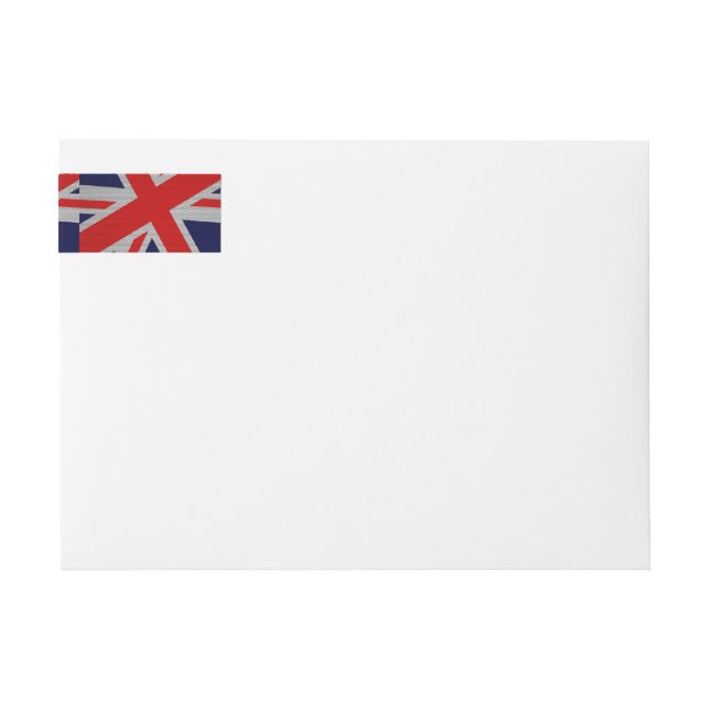 Union Jack on Carbon Fibre Style Print (Vorderseite)