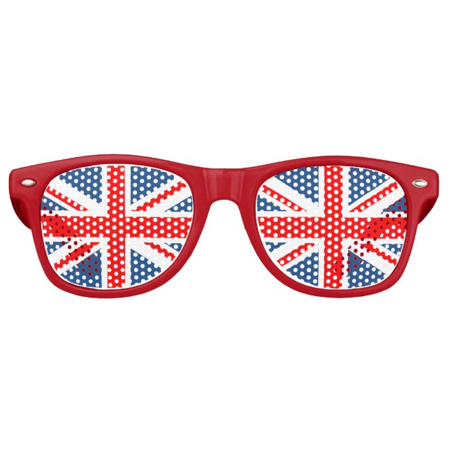 Union Jack Partybrille (Vorderseite)